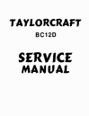 Thumbnail Taylorcraft BC-12D aircraft service manual Thumbnail Taylorcraft BC-12D aircraft service manual